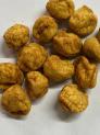 Ravioli shaped coated peanuts
