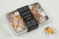 Assortment of nougat (white, coconut caramel and apricot)