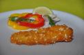Breaded fish fillets - Cornflakes/rice breadcrumb - prefried