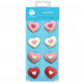 Creative Kitchen Hearts Icing Decorations 24pc
