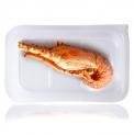 Half cooked caribbean spiny lobster - skinpack