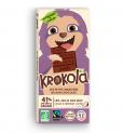 Krokola 41% cocoa Milk and Coco chocolate bar - ORGANIC - 100g