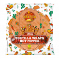 Hot Pepper Tortilla, 20 cm, 40 G, 6Pcs