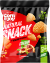 EXTRUDED PIZZA FLAVOURED GLUTEN FREE SNACK
