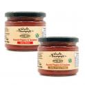ROASTED PEPPERS & TOMATOES DIPPING SAUCE 330ml Smoky & Spicy flavour or Spicy flavour