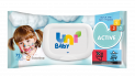 Uni Baby Active Wet Wipes 72 Pieces