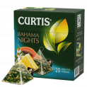 CURTIS Bahama Nights, flavoured green tea in pyramids 20х1,7 g