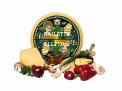 Baldauf Raclette Cheese - Semi-hard cheese, natural, edible rind