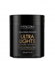 FARCOM PROFESSIONAL BLEACHING POWDER ULTRA LIGHTS 500GR, High-performance bleaching powder for natural or colored hair, up to 9 levels lift.