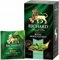 RICHARD Royal Moroccan Mint, flavoured green tea in sachets, 25 x 1.7 g