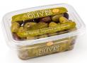 Green and Kalamata olives pitted mix with oregano