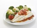 BREAM WITH OLIVE OIL, FRESH TOMATO AND VEGETABLES
