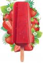 fruit lolly all natural 4 x 70 ml-70 gr (raspberry, strawberry, passion fruit, apricot, pineapple, . . . 