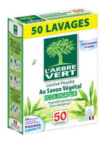 Lessive liquide au savon végétal - recharge , U Nature (1,5L = 30 lavages)